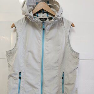 Eddie Bauer Soft Shell Hooded Outdoor Wind Vest